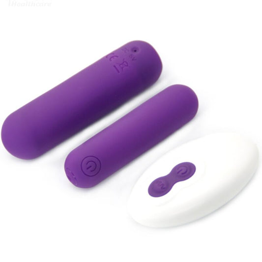 ARMONY - SPLASH JOLINE VIBRADOR DE SILICONE COM CONTROLE REMOTO 10 VIBRAÇÕES 6,5 X 1,5 CM ROXO