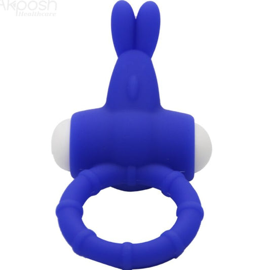 ARMONY - ANEL VIBRATÓRIO DE SILICONE AZUL MS BUNNY