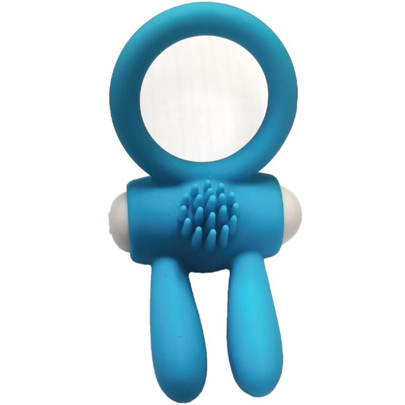 ARMONY - ANEL VIBRATÓRIO DE SILICONE PRETO MR BUNNY