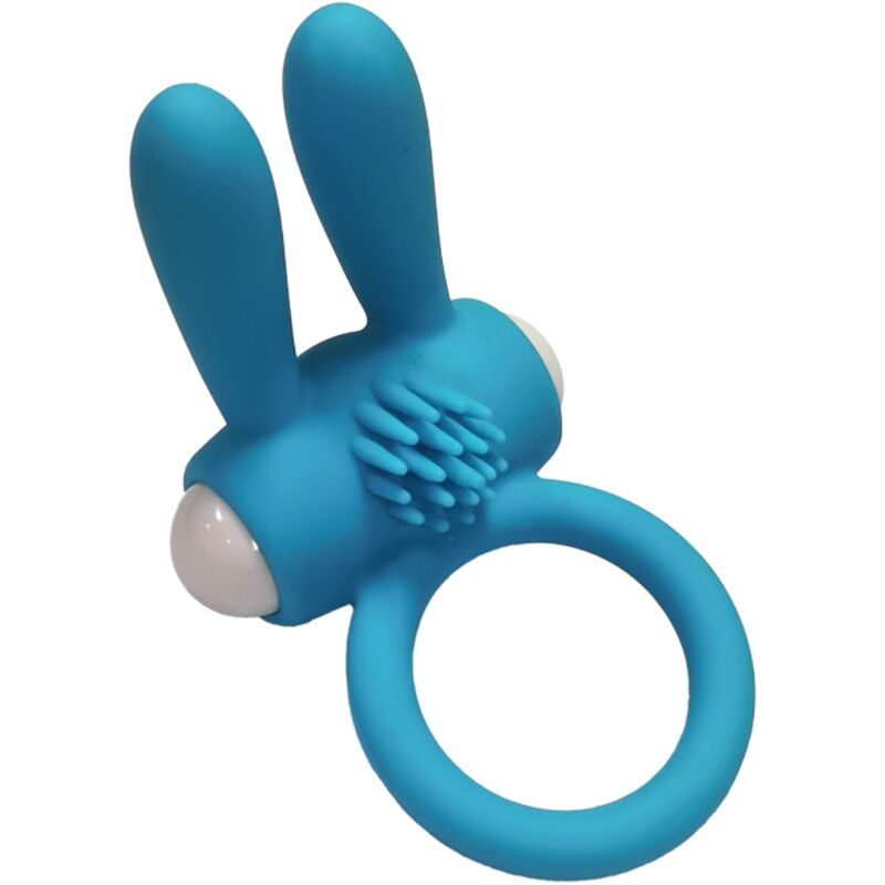 ARMONY - ANEL VIBRATÓRIO DE SILICONE PRETO MR BUNNY