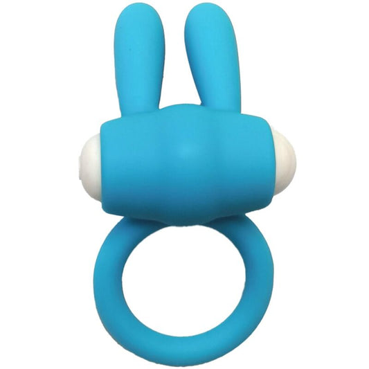 ARMONY - ANEL VIBRATÓRIO DE SILICONE PRETO MR BUNNY