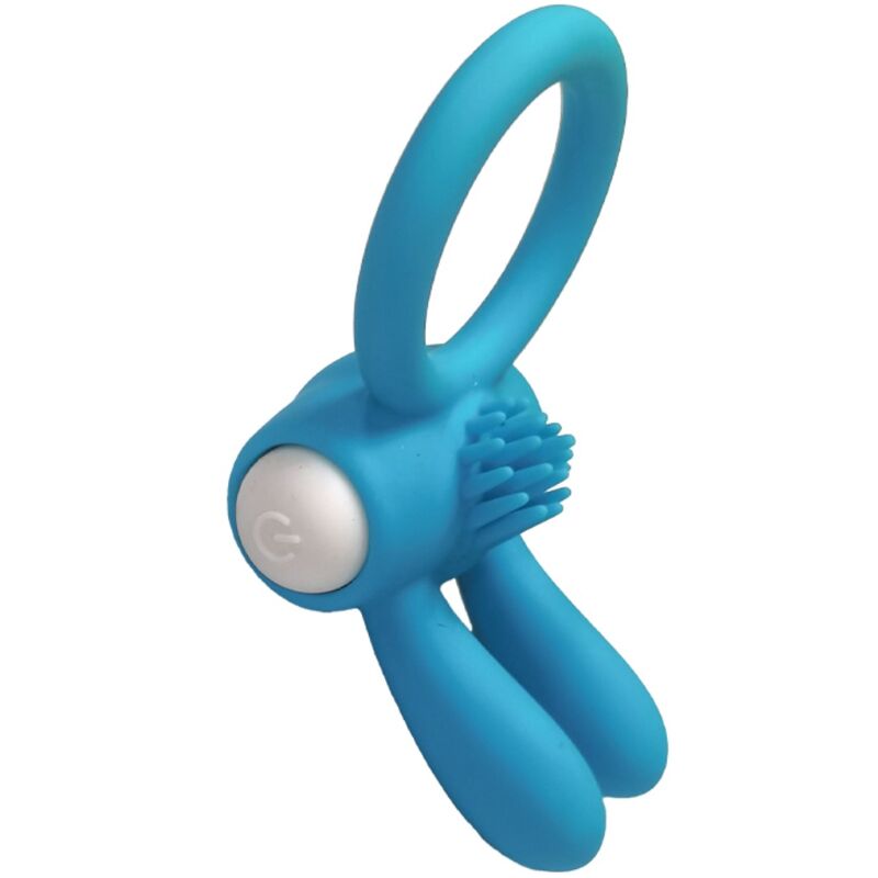 ARMONY - ANEL VIBRATÓRIO DE SILICONE PRETO MR BUNNY