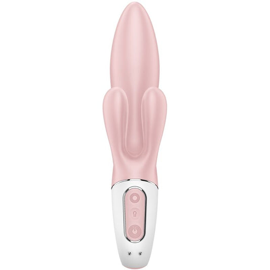 SATISFYER - BOMBA DE AR BUNNY 3 VIBRADOR INFLÁVEL COELHO ROSA