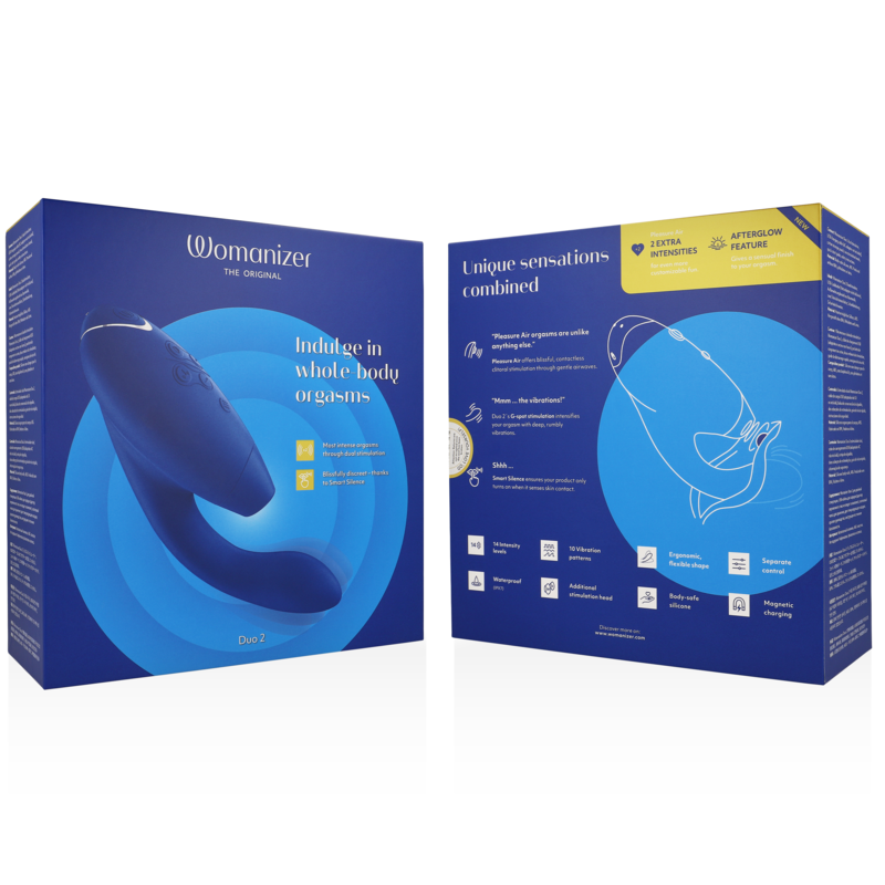WOMANIZER - DUO 2 BLUE STIMULATOR