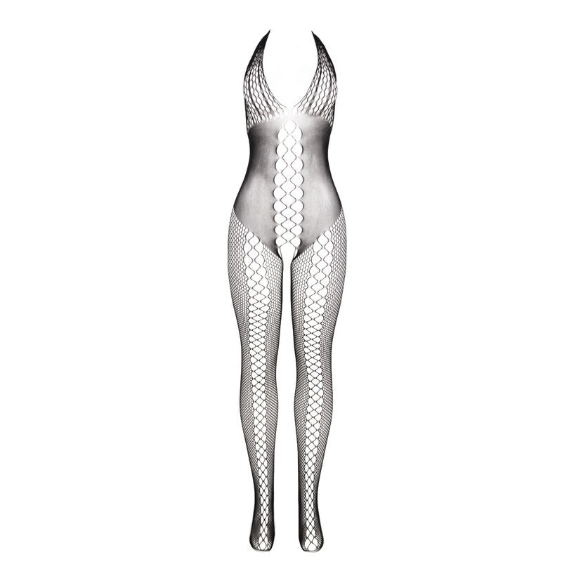 SUBBLIME - 951832 BODYSTOCKING COM COSTAS ABERTAS E DETALHES DE CRUZ PRETO TAMANHO ÚNICO