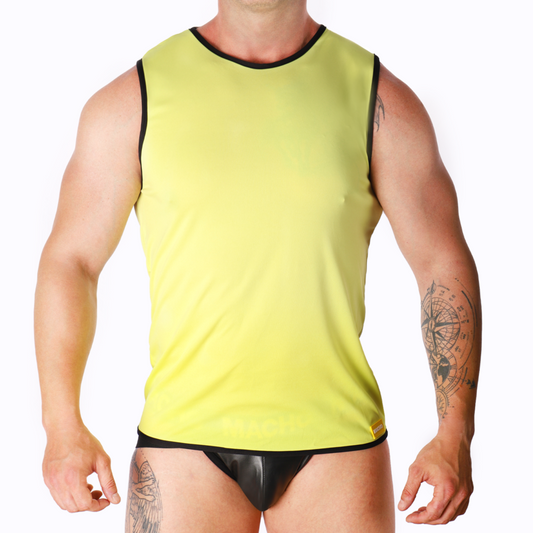 MACHO - CAMISETA AMARELA P/M