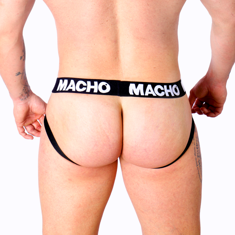 MACHO - MX27GR JOCK CUERO CINZENTO BEIGE XL