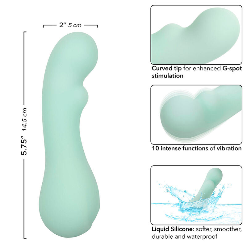CALEXOTICS - PACIFICA BORA BORA ESTIMULADOR G-SPOT 10 VIBRAÇÕES AQUA