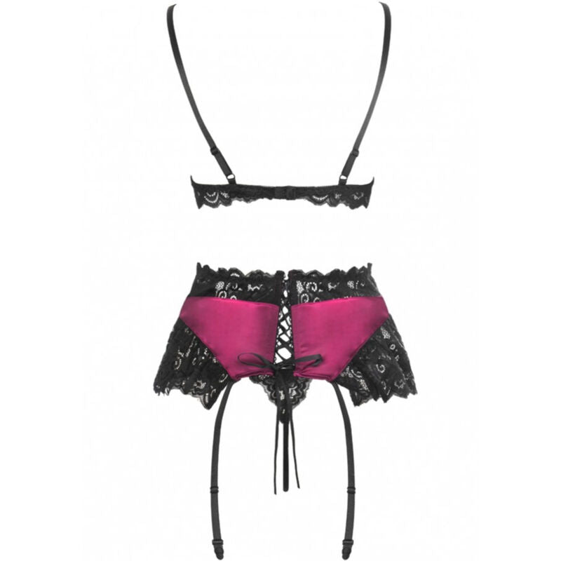 LIVCO CORSETTI FASHION - NAHIR LC 20214 SUJETADOR + CALCINHA + LIGUERO S/M