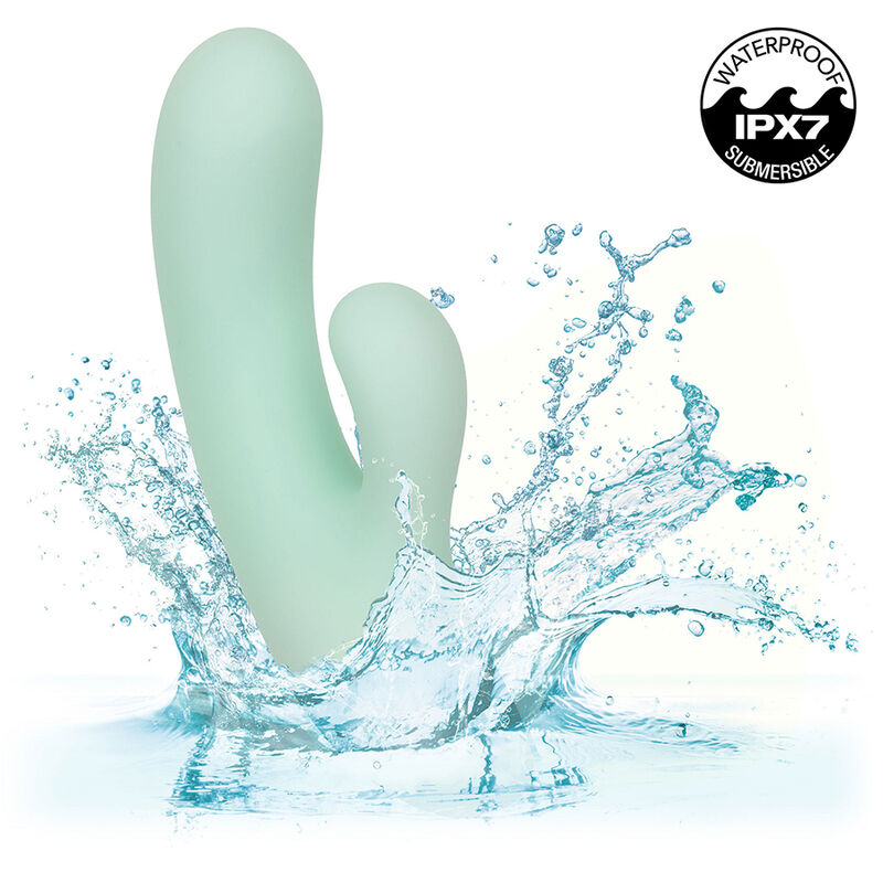 CALEXOTICS - VIBRADOR PACIFICA FIJI E ESTIMULADOR DE PONTO G 10 VIBRAÇÕES AQUÁTICAS