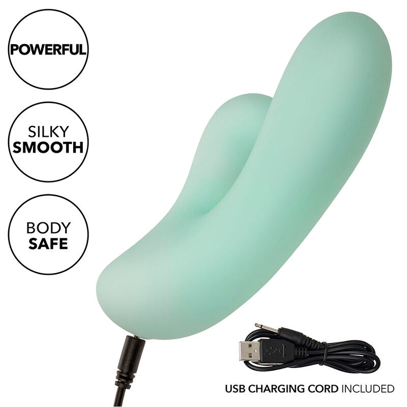 CALEXOTICS - VIBRADOR PACIFICA FIJI E ESTIMULADOR DE PONTO G 10 VIBRAÇÕES AQUÁTICAS