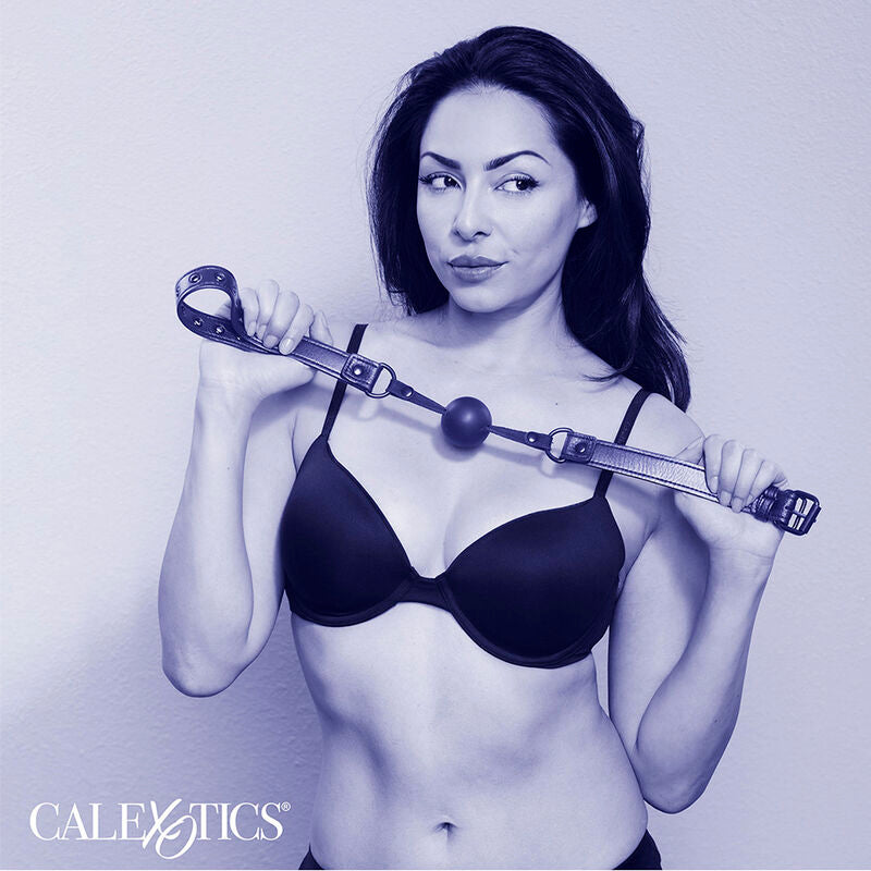 CALEXOTICS - MORDAÇA NOTURNA DE SILICONE PRETA