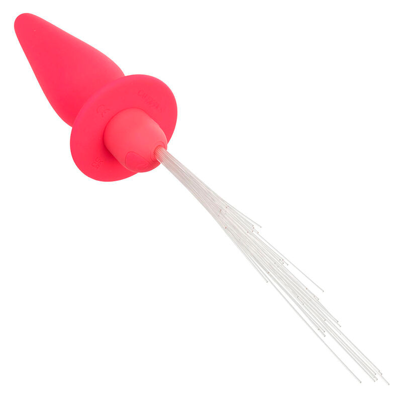CALEXOTICS - SOUTHERN LIGHTS LIGHT UP ANAL PLUG 10 VIBRATIONS PINK SILICONE