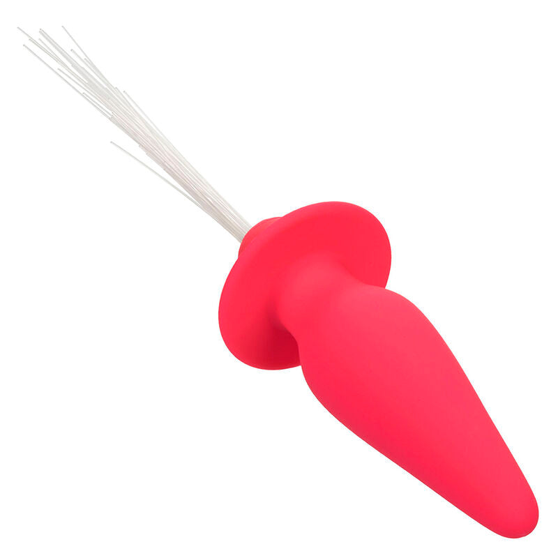 CALEXOTICS - SOUTHERN LIGHTS LIGHT UP ANAL PLUG 10 VIBRATIONS PINK SILICONE