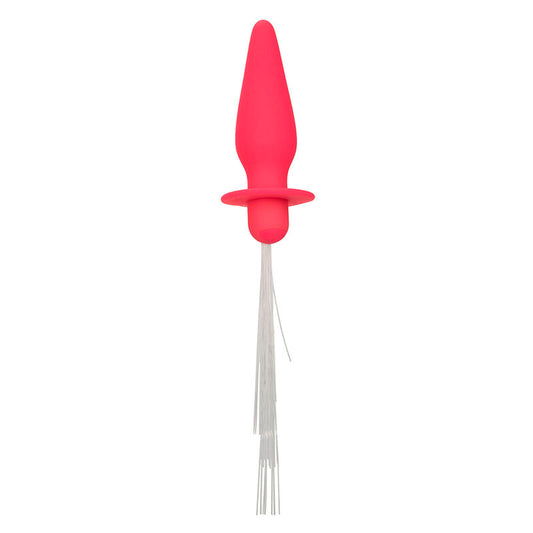 CALEXOTICS - PLUG ANAL ILUMINADO SOUTHERN LIGHTS 10 VIBRAÇÕES SILICONE ROSA