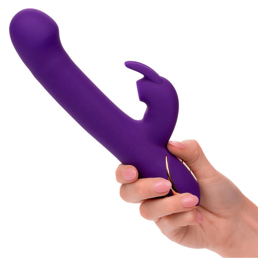 CALEXOTICS - VIBRADOR E ESTIMULADOR JACK RABBIT 7 MODOS DE VIBRAÇÃO E SUCÇÃO AZUL