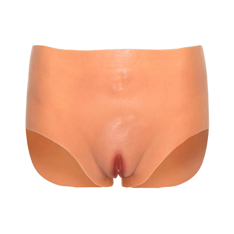 HIDDEN DESIRE - ALTER EGO OPEN VAGINA HIGH-WAISTED BRIEFS NUDE