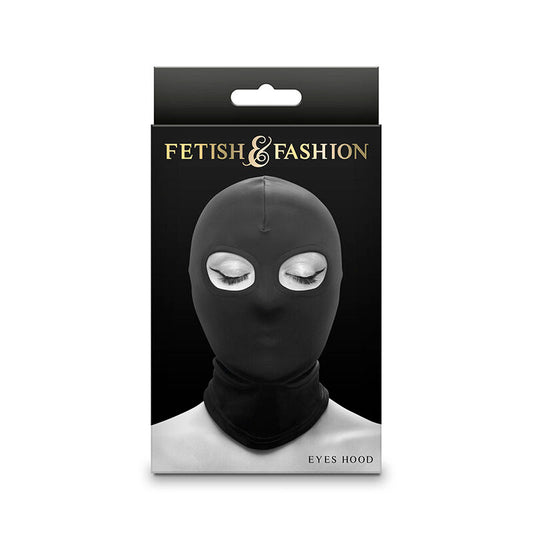 NS NOVELTIES - FETICHE & MODA BALACLAVA DE NYLON PRETO PARA OS OLHOS