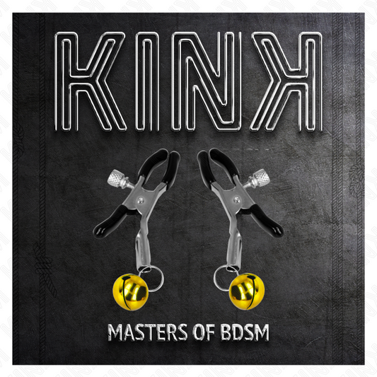 KINK - PINÇA METON ÚNICA SINO DOURADO 6 CM