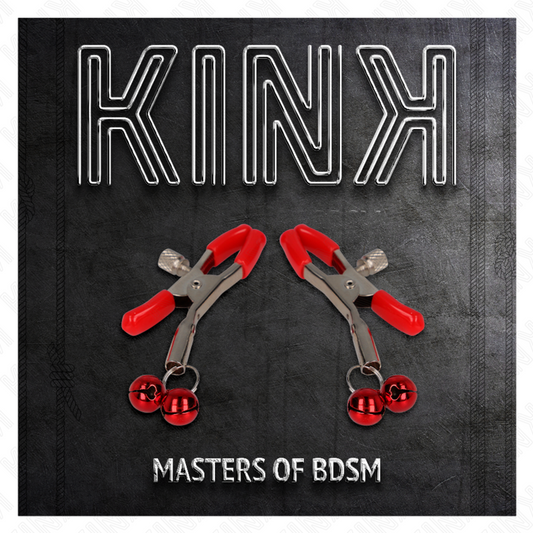 KINK - PINÇA DE METON DUPLA SINO VERMELHA 6 CM