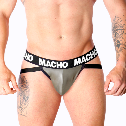 MACHO - MX27GR JOCK CUERO CINZENTO BEIGE XL