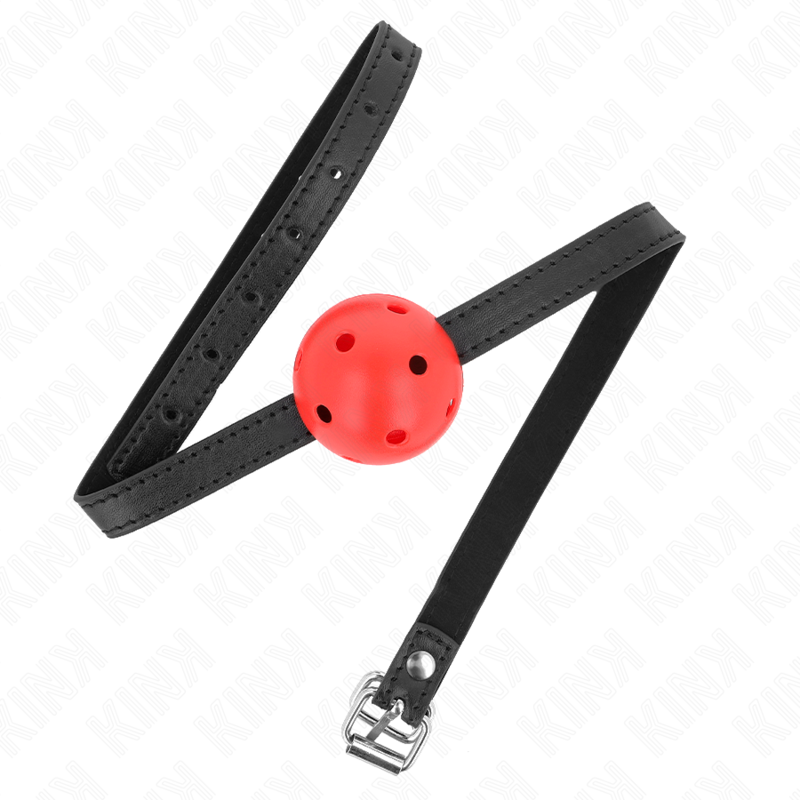 KINK - SIMPLICITY VERMELHO RESPIRÁVEL BOLA MORDAÇA 4,5 CM 62 x 1,5 CM
