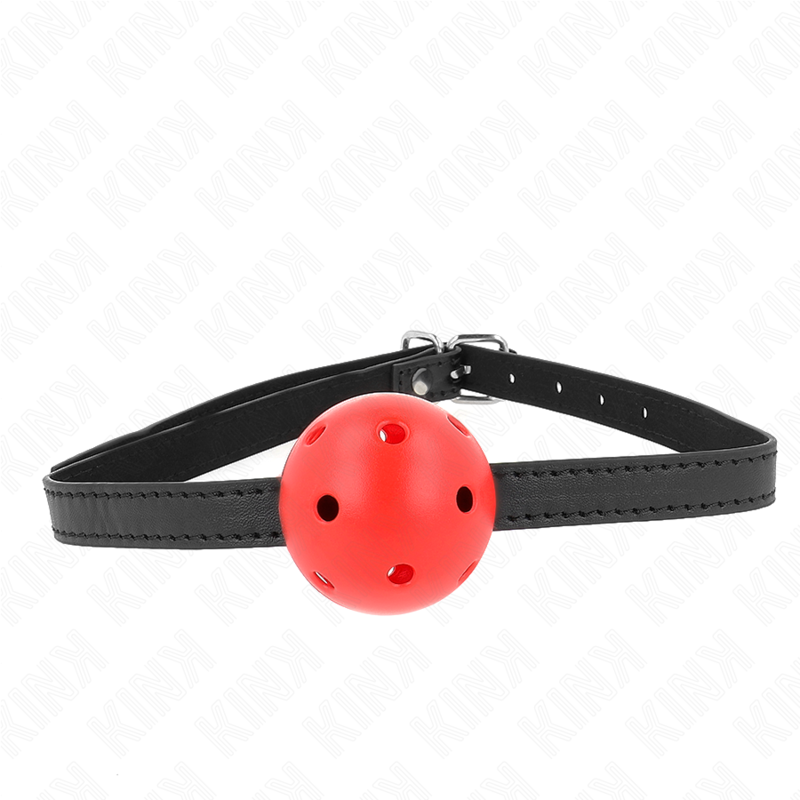 KINK - SIMPLICITY VERMELHO RESPIRÁVEL BOLA MORDAÇA 4,5 CM 62 x 1,5 CM