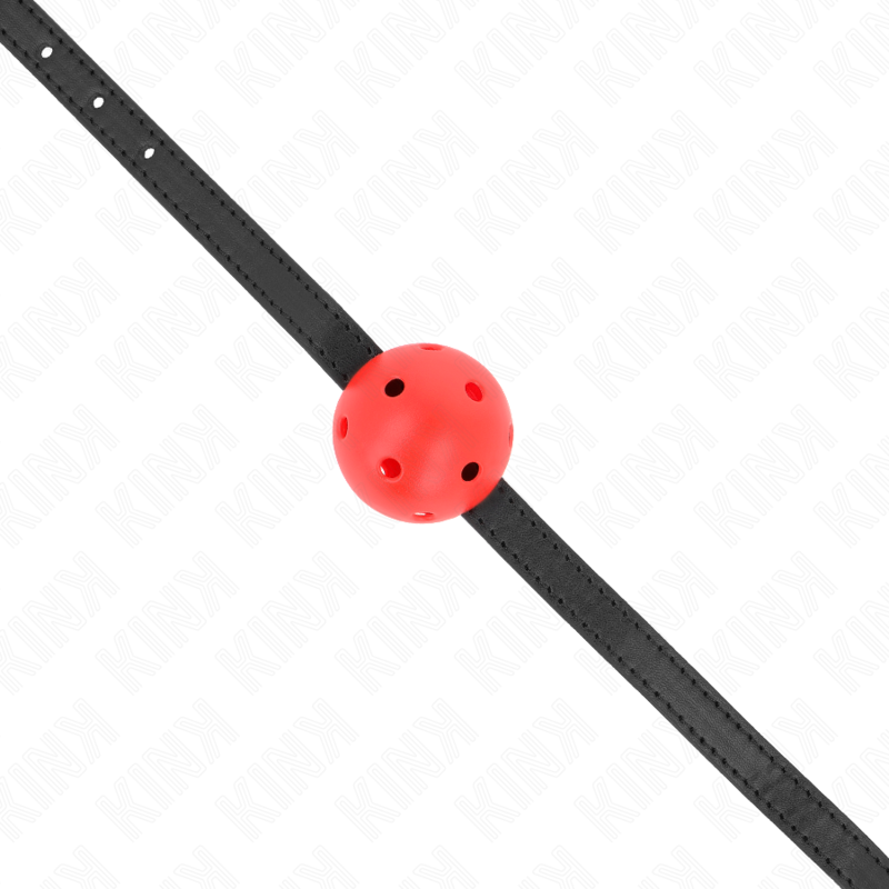 KINK - SIMPLICITY VERMELHO RESPIRÁVEL BOLA MORDAÇA 4,5 CM 62 x 1,5 CM