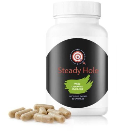 500 COSMÉTICOS - CÁPSULAS U-STEADY HOLE PARA A SAÚDE DO TRÂNSITO INTESTINAL - 60 CÁPSULAS