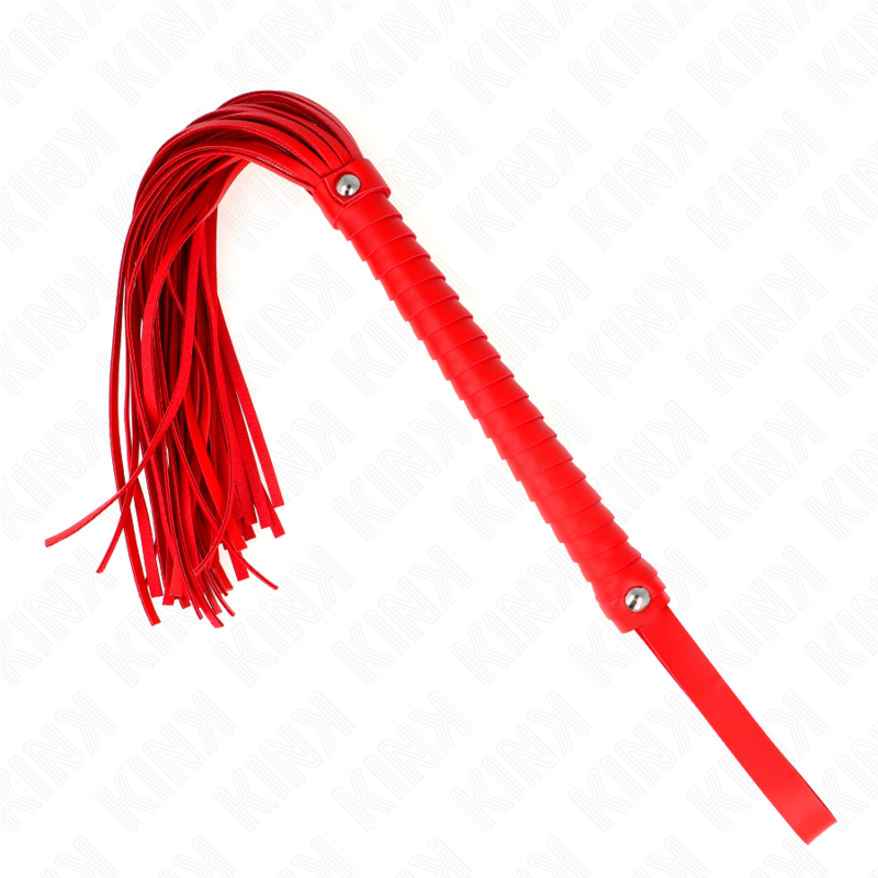 KINK - CHICOTE COM CABO TEXTURIZADO VERMELHO 48,5 CM