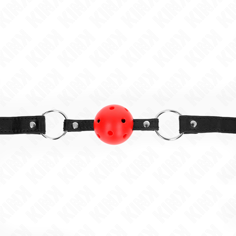 KINK - HARD HOLLOW BALL RED 4.5 CM GAG MODEL 1 63.5 X 2 CM