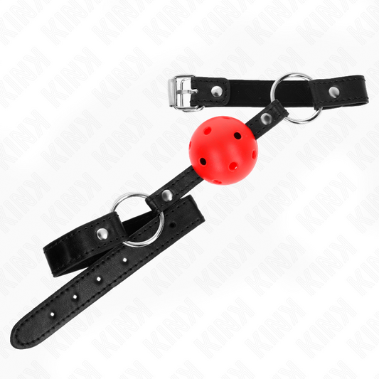 KINK - HARD HOLLOW BALL RED 4.5 CM GAG MODEL 1 63.5 X 2 CM