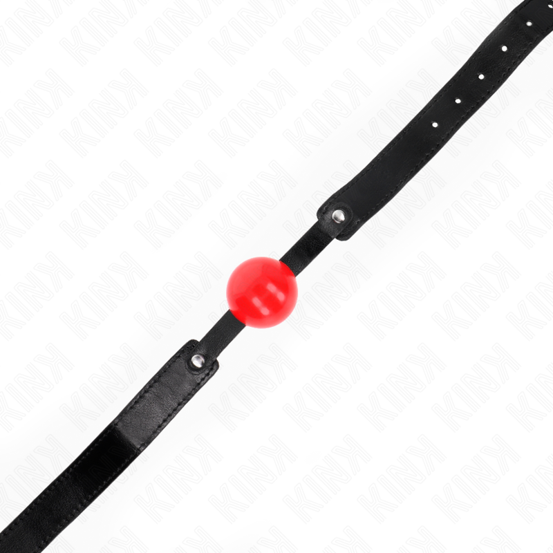 KINK - 4 CM SOFT TPE BALL GAG MODEL 1 66 x 2.5 CM ADJUSTABLE 41-61 CM