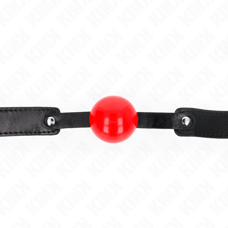 KINK - 4 CM SOFT TPE BALL GAG MODEL 1 66 x 2.5 CM ADJUSTABLE 41-61 CM