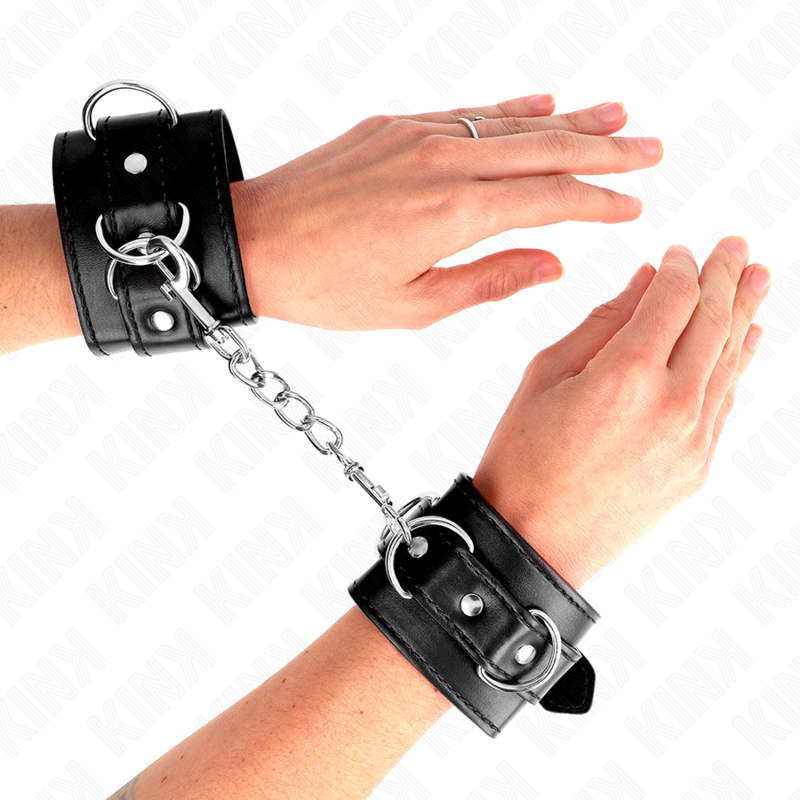 KINK - 3 ADJUSTABLE BLACK WRIST DEVICES 17.5-25 CM X 6 CM
