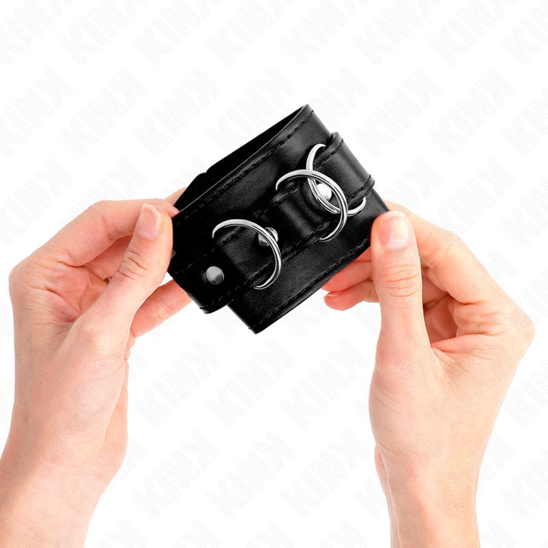 KINK - 3 ADJUSTABLE BLACK WRIST DEVICES 17.5-25 CM X 6 CM