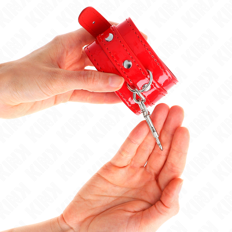 KINK - PUNHOS AJUSTÁVEIS VERMELHOS BRILHANTES 23-33 CM