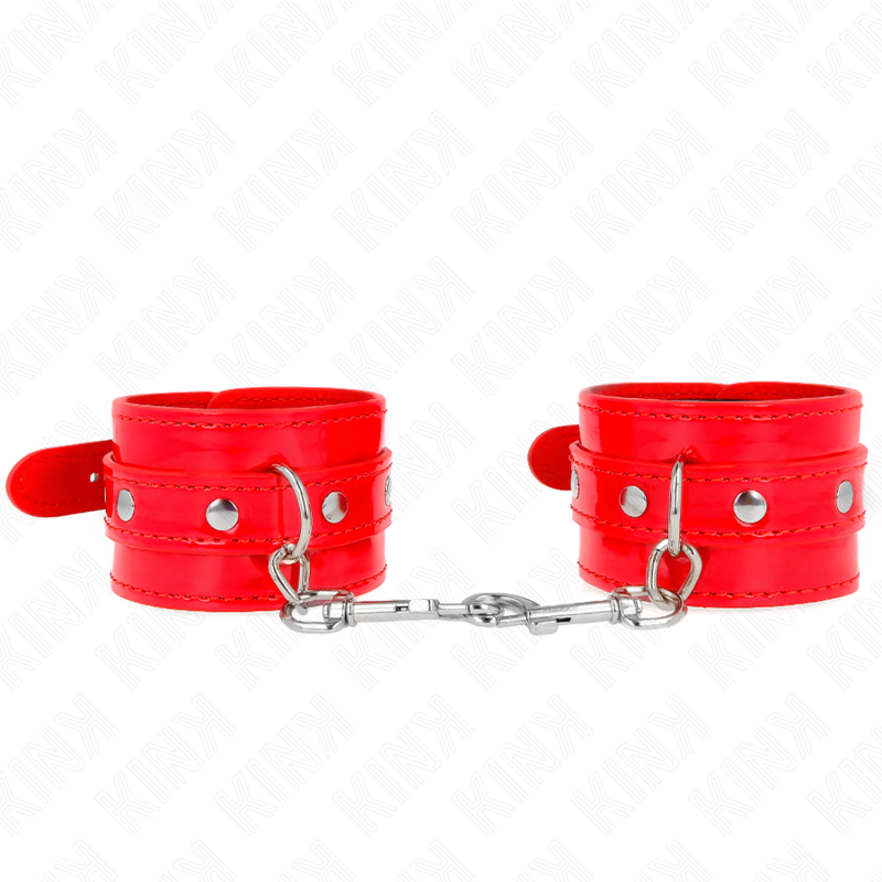 KINK - PUNHOS AJUSTÁVEIS VERMELHOS BRILHANTES 23-33 CM
