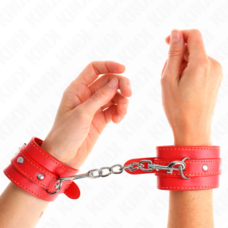 KINK - PULSEIRA FINA AJUSTÁVEL VERMELHA 21-33 CM