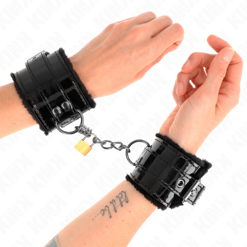 KINK - LIGHTWEIGHT WRIST RESTRAINTS WITH ADJUSTABLE COPPER LOCK 17-29 CM X 5.5 CM