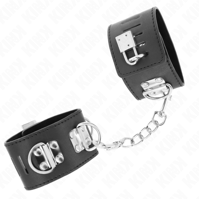 KINK - DESCANSO DE PULSO MULTIPOSÇÕES COM FECHO DE CADEADO PRETO AJUSTÁVEL 16-23 CM X 5,5 CM