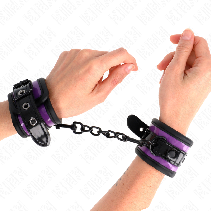 KINK - Suporte de pulso ajustável em neoprene roxo claro 21-28 cm x 5 cm