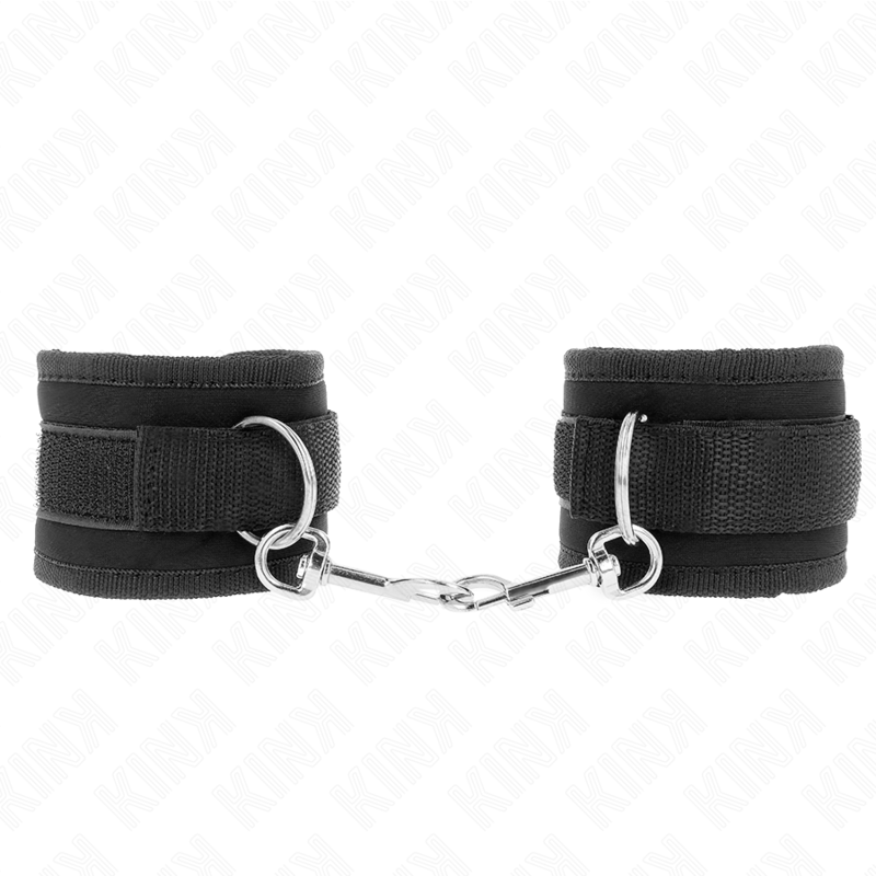 KINK - BLACK NYLON HOOK & LOOP WRIST CUSTOMS MODEL 2 ADJUSTABLE 18-35 CM X 6 CM
