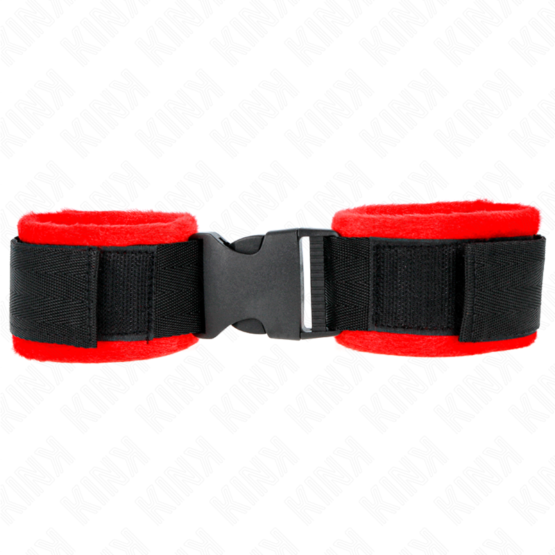 KINK - PULSO DE NYLON PRETO COM GANCHO E LAÇO MODELO 1 AJUSTÁVEL 25-35 CM X 6 CM