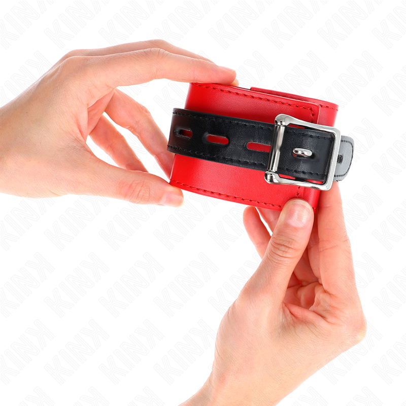 KINK - RED WRIST REST WITH ADJUSTABLE BLACK BELT 17-28 CM X 6 CM