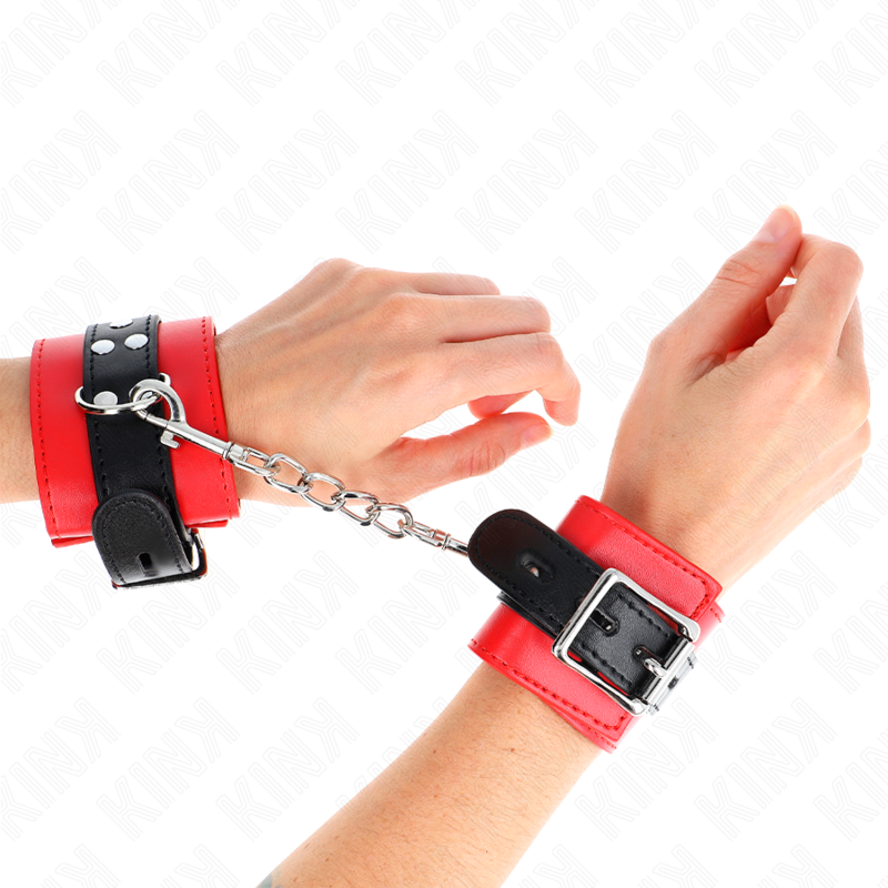KINK - RED WRIST REST WITH ADJUSTABLE BLACK BELT 17-28 CM X 6 CM
