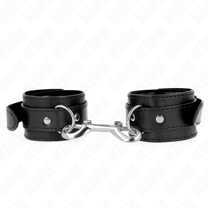 KINK - PULSEIRAS - FILEIRA DE REBITE PRETO ÚNICO AJUSTÁVEL 17-28 CM X 5 CM