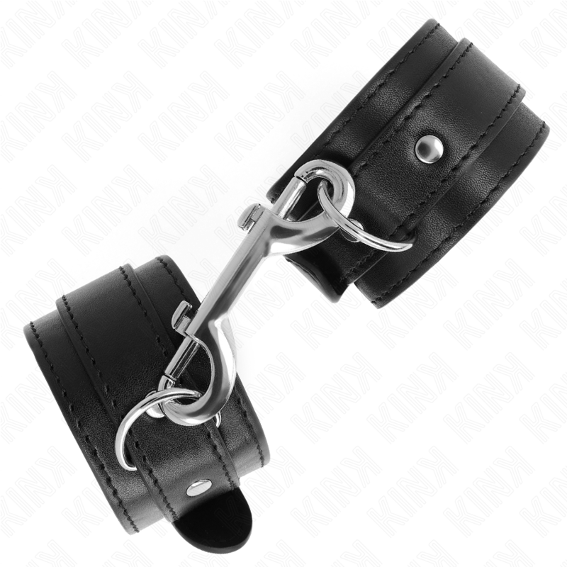 KINK - PULSEIRAS - FILEIRA DE REBITE PRETO ÚNICO AJUSTÁVEL 17-28 CM X 5 CM