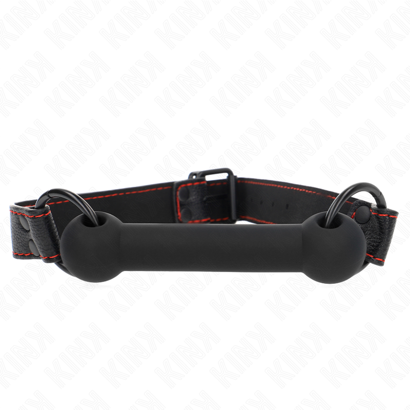 KINK - BONE BAG COM ALÇA DE COURO PRETA AJUSTÁVEL 41-57 CM