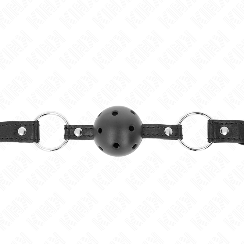 KINK - HARD HOLLOW BLACK BALL 4.5 CM GAG MODEL 1 63.5 X 2 CM